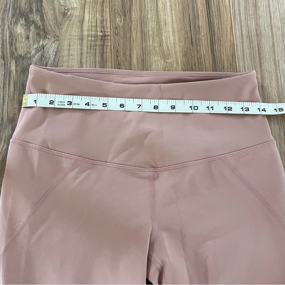 Zella High Waist Dusty Rose Pink Leggings Comfortable Stylish Size M - Picture 8 of 9